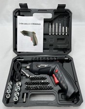 47 Piece LI-ION 3.6 Volt Cordless Screwdriver Set with Case Cordless Screwdriver price