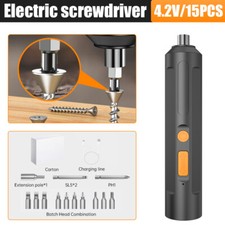 Cordless Electric Screwdriver USB Rechargeable Power Tool with Screw Driver Bit Cordless Screwdriver price