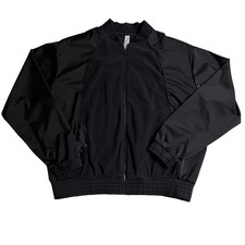Athleta Womens Black Full Zip Bomber Jacket Activewear M Women's Coat price