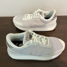 New Balance 237 Women’s Lace-Up Low Top Sneakers White/Beige Girls' Classic Shoes price