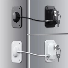 Fridge Lock Freezer Lock with 4 Key for Child Safety Refrigerator Locks Baby Fridge Lock price