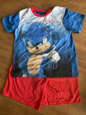 Kids Sonic The Hedgehog Pajama Set Size:8 Boys' Pajamas price