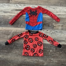 2 Marvel Spider-Man Boys Pajamas 1 Is 3T 1 Is 4T Superhero Red Blue Spiderman Boys' Pajamas price