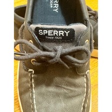 Sperry Top Sider Boys Cruise Boat Shoes Blue/Gray Memory Foam Sz 4.5 Youth Boys' Boat Shoes price