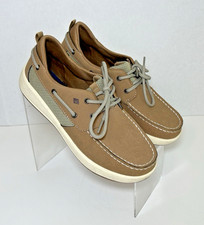 Sperry Fairwater Plushwave Kids Boys Size 5 M Tan Boat Shoes STK264547 Boys' Boat Shoes price