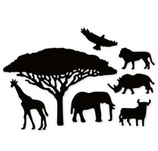 Wild Animals Tree Border Metal Cutting Dies Scrapbooking Cuts making stencil Die Tree Cutting Machine price