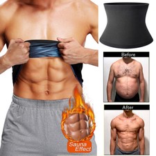 Men Slimming Body Shaper Sauna Sweat Belt Waist Trainer Corset Sport Wrap Band Men's Corset price