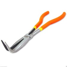11" Long (90 Degree) Needle Nose Pliers Extra long Reach and Polished Finish Pliers price