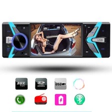 Single 1Din 4" Car Stereo Radio In-Dash Touch Screen Bluetooth Multimedia Player Car Stereos price