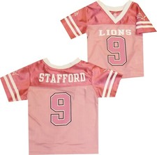 Detroit Lions Matt Stafford Infant NFL Girls Pink Jersey New tags Girls' Jersey price