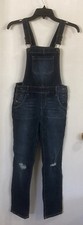 So Girls Size 10 Bib Denim Overalls  Distressed Look Girls' Jumpsuit and Dungarees price