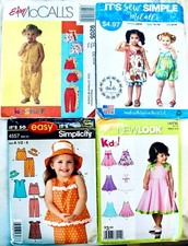 U PICK! Toddler & Child ROMPER JUMPSUIT JUMPER OVERALLS Pattern~ Sz 1/2-14 UC Girls' Jumpsuit and Dungarees price
