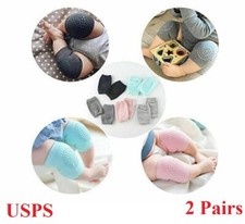 2 pairs Baby Soft Anti-slip Elbow Protector Crawling Knee Pad Infant Toddler Crawling Knee Pads price