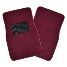 4pc Dark Red Car Floor Mats for Auto Carpet Semi Custom Fit Heavy Duty Heel Pad Custom Car Mats price