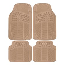 Car Floor Mats 4PC Rubber Liner Beige All Weather Custom Fit for Toyota Camry Custom Car Mats price