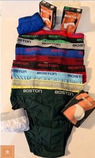 Boston Men’s Briefs Underwear Lot XL Assorted Colors Cotton Stretch New Cotton price