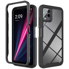 For T-Mobile Revvl 6/6X/Pro 5G Phone Case PC +TPU Transparent Back Cover Mobile Phone Back Cover price