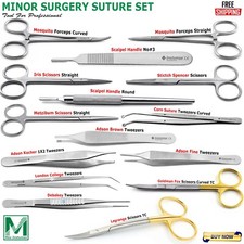NEW PREMIUM 15 PC MINOR SURGERY SUTURE SET SURGICAL INSTRUMENTS KIT-ALL IN ONE All-in-One PC price