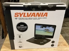 Sylvania 10" Portable DVD/Media Player Swivel Screen w/Remote Black SDVD1030 NEW Portable DVD Players price