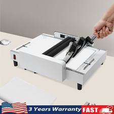 A3 Booklet Folding Binding Machine Paper Stapling Making Book Stapler Office 60W Blueprint Machine price