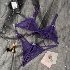 Sexy Lingerie Lace Bra G-string Thong Set Babydoll Sleepwear Underwear Nightwear Babydoll price