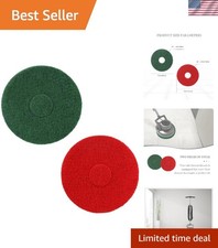 Cleaning Orbiter Pad 12inch Green Red Grit 150 for Floor Scrubber Orbiter Mac... Floor Cleaning Machine price