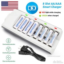 8-Slot Battery Charger Smart For AA / AAA Ni-MH Ni-CD Rechargeable Fast Charge Battery Charger price
