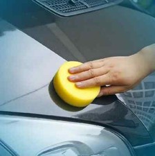 1PCS 70*25mm Round Car Cleaning Wash Sponge Auto Waxing  Polishing Pad General Car Cleaning price