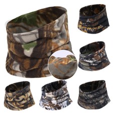 Men's Women's Camo Warmer Neck Gaiter Winter Fleece Face Mask Cover Camo Scarfs Men's Neck Warmer price