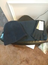 Goodfellow & Co Blue Waffle Scarf, Gloves, and Beanie Men's Neck Warmer price