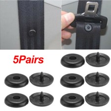 5Sets Black Clip Seat Belt Stopper Buckle Button Fastener Safety Car Accessories Seat Belt Stopper price