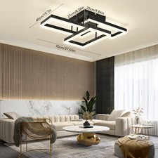 Modern LED Ceiling Light Dimmable Pendant Lamp Living Room Chandelier Fixture Chandelier price