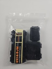 WEI & BJM Safety Equipment Mini Hard Cases Lot of 3 Black Hearing Protection Equipment price