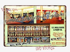 1941 Paint Wallpaper Interior Design Display Tin Sign wall hanging Interior Wall Paint price