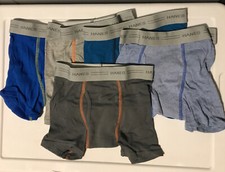 Hanes Boys Boxer Briefs Underwear 5 Pack Multicolor Size Small NWOT Boys' Boxer price