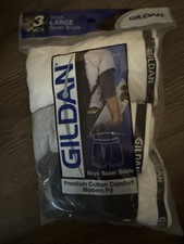 Gildan Boys L  Boxer / Briefs 3 Pair Boys' Boxer price
