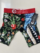 Ethika Boxer Briefs Boys Small. Cool Hawaiian Print.   New With Tags. Boys' Boxer price