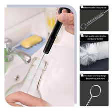 3/7Pcs Baby Bottle Cleaner Brush Set Baby Bottle Scrubber Bendable Straw Scrub Pacifier-Bottle Detergent price