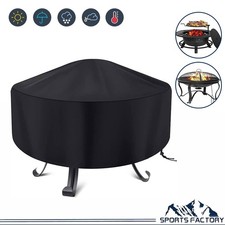 30 inch Patio Round Fire Pit Cover Waterproof BBQ Gas Grill UV Protector Garden Garden Grill & Barbecue price