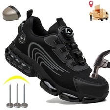 New Work Sneakers Steel Toe Shoes Men Safety Shoes Puncture-Proof Work Shoes Work Shoes price