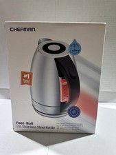 Chefman 1.8 Liter Fast Boil Stainless Steel Electric  Kettle Water Heaters / Kettle price