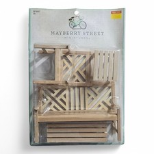 Mayberry Street Dollhouse Miniatures Garden Furniture Set BRAND NEW IN BOX Garden Furniture Set price