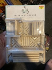 Mayberry Street Dollhouse Miniatures Garden Furniture Set BRAND NEW IN BOX Garden Furniture Set price
