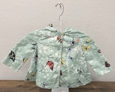 BABY GAP Butterfly Print Raincoat Windbreaker Jacket Girl Toddler Size 2 Years Baby Raincoat price