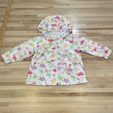 Baby Girls Size 12 Month Dinosaur Rain Coat Jacket with Hood and Pockets Baby Raincoat price