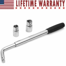 Universal 17/19mm 21/23mm Telescoping Tire Lug Nut Wheel Wrench 4 Way Nut Socket Wheel Lug Wrench price