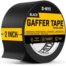 Gaffer Tape 2 Inch x 1 Pack Black Gaffing Tapes, Heavy Duty No Residue, Matte Tape price