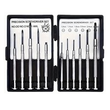 11pc Small Precision Screwdriver Set Mini 6 Sizes Flat Philips for Watch Glasses Screwdriver price