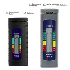 Digital Display Universal Battery Tester Checker For AAA AA 9V,1.5V Button Cell Standard & Rechargeable Batteries price
