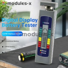Digital Battery Tester Universal Battery Capacitance Check For AAA AA 9V,1.5V Standard & Rechargeable Batteries price